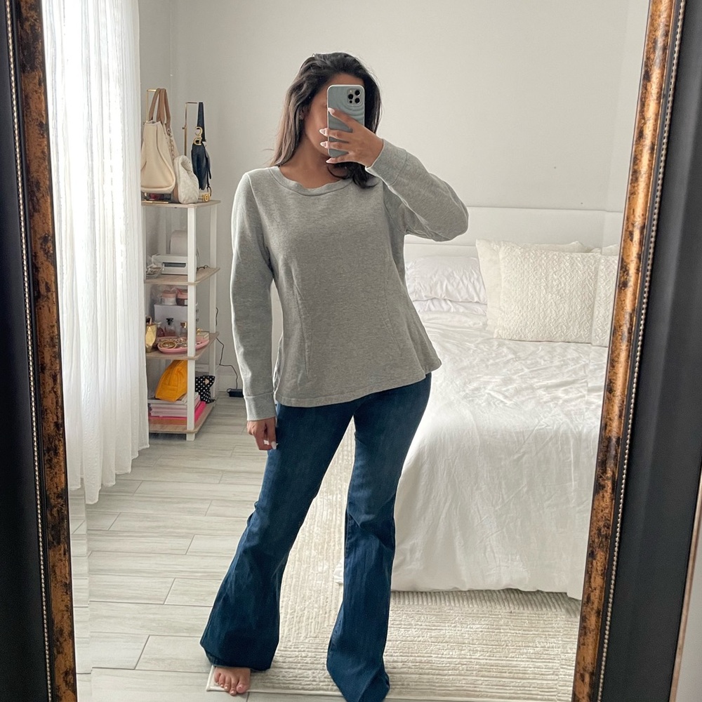 Kate Spade Heather Gray Sweatshirt